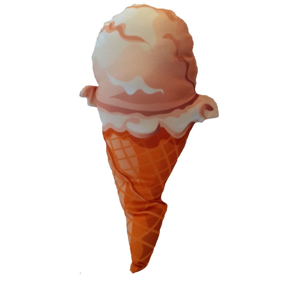 Vanilyalı Külah Dondurma Figür Yastık (Y45)