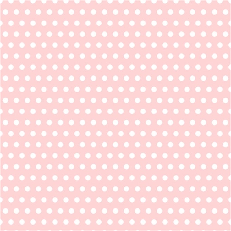Pembe Zemin Üzerine Küçük Beyaz Puanlı Keçe Plaka (DK P25)