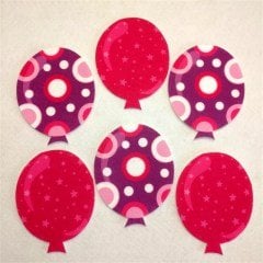 Balon Desenli Ütüyle Yapışan Keçe Aplike (DK 91Y)