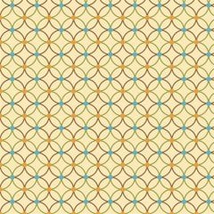 Bej Rengi Zemin Üzerine Geometrik Desenli Keçe Plaka (DK P147)