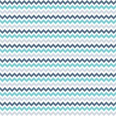 Mavi-Beyaz-Turkuaz Zigzag Desenli Keçe Plaka (DK P87)