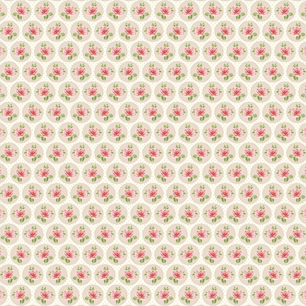 Shabby Chic Desenli Keçe Plaka (DK P230)