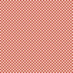 Kırmızı Ekose Desenli Keçe Plaka (DK P250)
