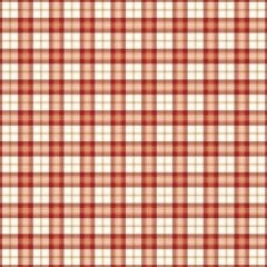 Kırmızı Ekose Desenli Keçe Plaka (DK P253)