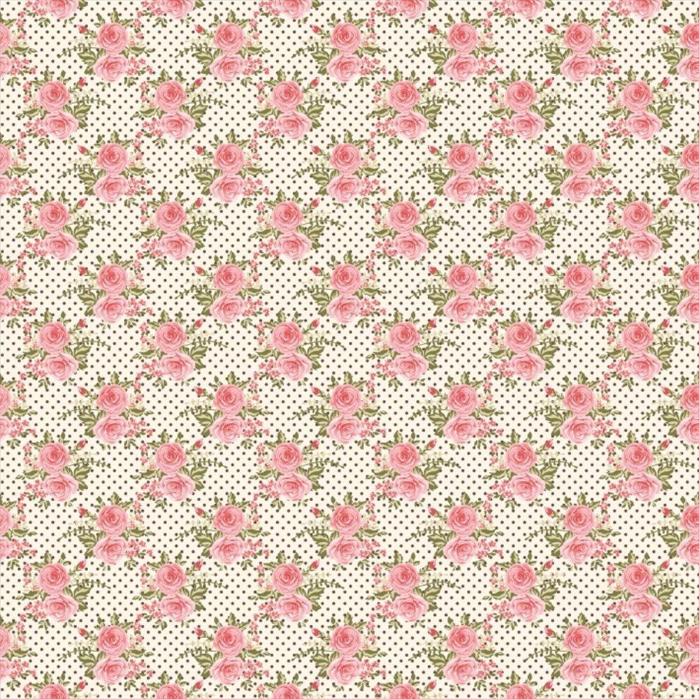 Shabby Chic Desenli Keçe Plaka (DK P269)