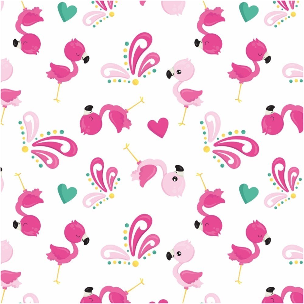 Flamingo Desenli Keçe Plaka (DK P315)
