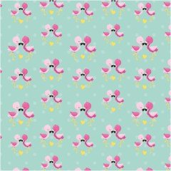 Flamingo Desenli Keçe Plaka (DK P323)