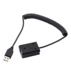 Markofist NP-FW50 Sony Kamera Kesintisiz Güç Kablosu USB Dummy (DC Coupler)