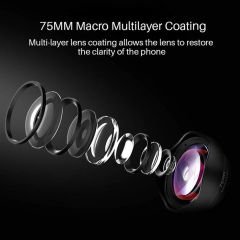 Markofist MF-IP15PM-75mm Iphone 15 Pro Max 75mm Makro Lens Seti