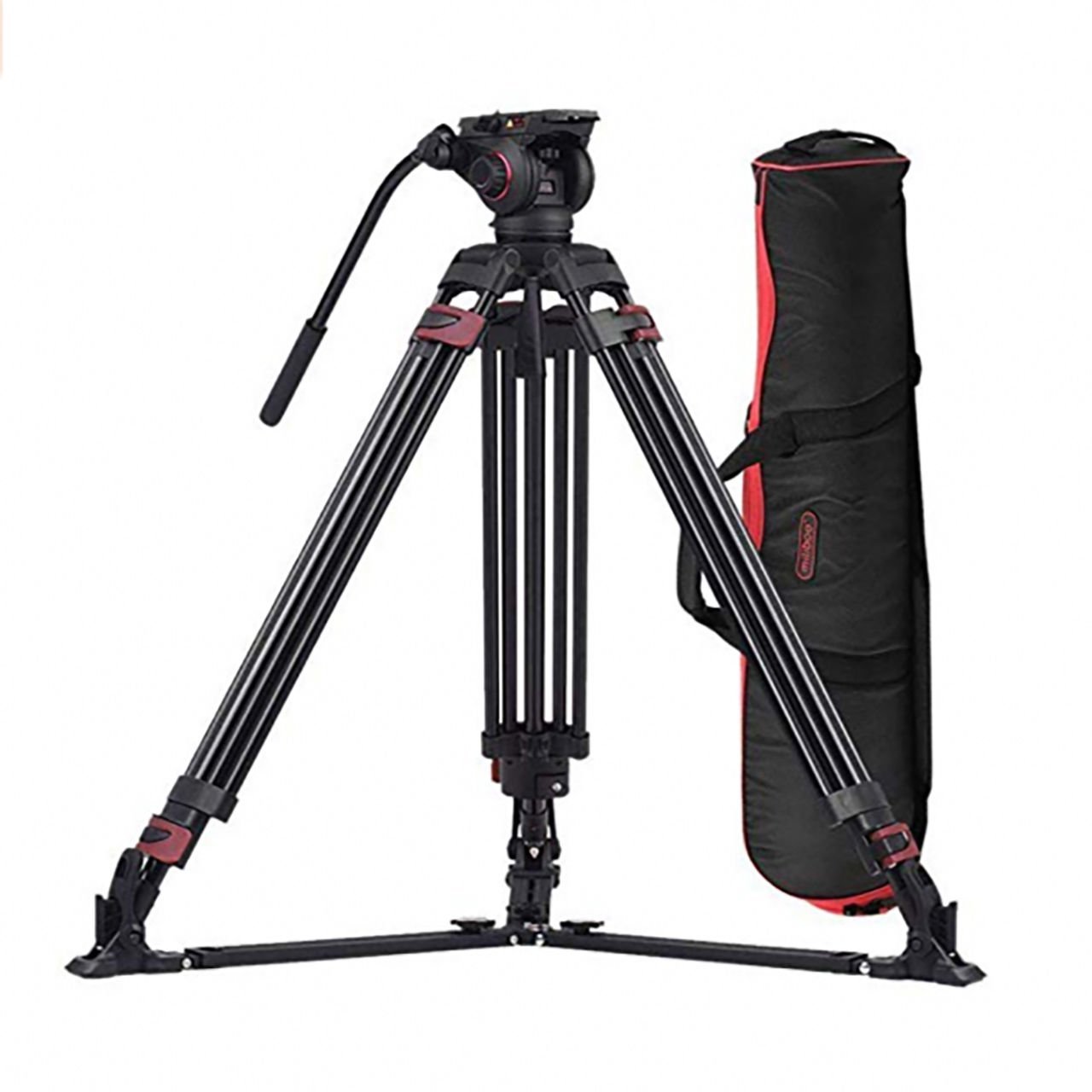 Miliboo MTT609A Hidrolik Kafalı Profesyonel Alüminyum Video Tripod