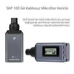 Sennheiser EW 100 ENG G4 Combo Kablosuz Mikrofon Sistemi