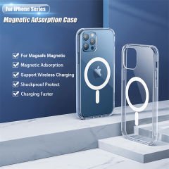 Markofist MF-ITK13 iPhone 13 Magsafe Uyumlu Manyetik Şeffaf Silikon Kılıf
