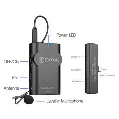 Boya BY-WM4 PRO-K5 Android Telefon Kablosuz Yaka Mikrofonu