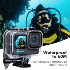 Oem Marka Gopro 9/10/11/12 için Su Altı Housing