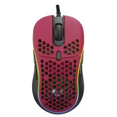 Rampage SMX-R85 Gentle 6400dpi Kırmızı RGB Ledli Süper Hafif Makrolu Gaming Oyuncu Mouse