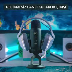 Blue Yeti Profesyonel USB Yayıncı Mikrofonu - Mavi