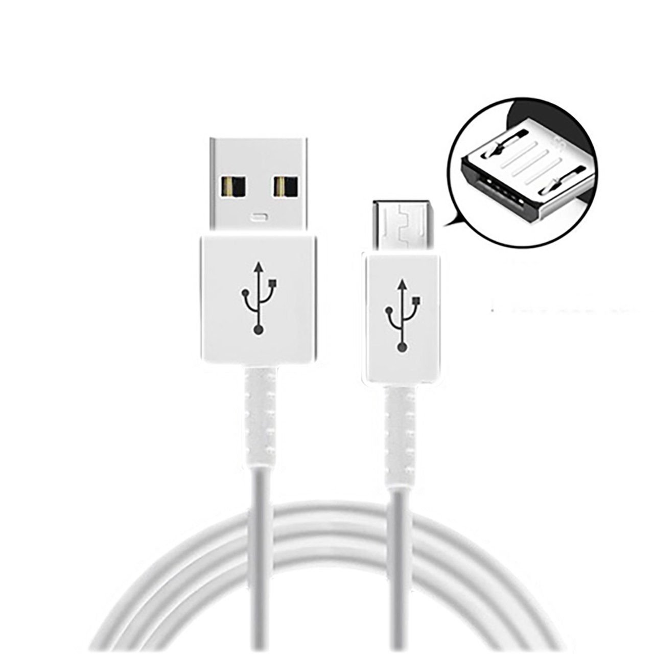 Markofist MF-DK13 Micro USB Data ve Şarj Kablosu (Beyaz)