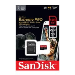 Sandisk Extreme Pro 128GB 200mb/s MicroSDXC Hafıza Kartı