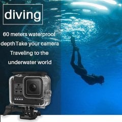 Ulanzi G8-1 Gopro Hero 8 Black Su Geçirmez Housing