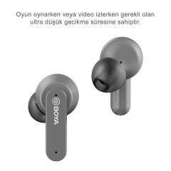 Boya BY-AP4 Kablosuz Bluetooth Kulaklık Gri