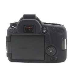 Sanger 70D Canon Fotoğraf Makinesi Silikon Kılıf Siyah