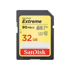 Sandisk Extreme 32GB 90mb/s SDXC Hafıza Kartı