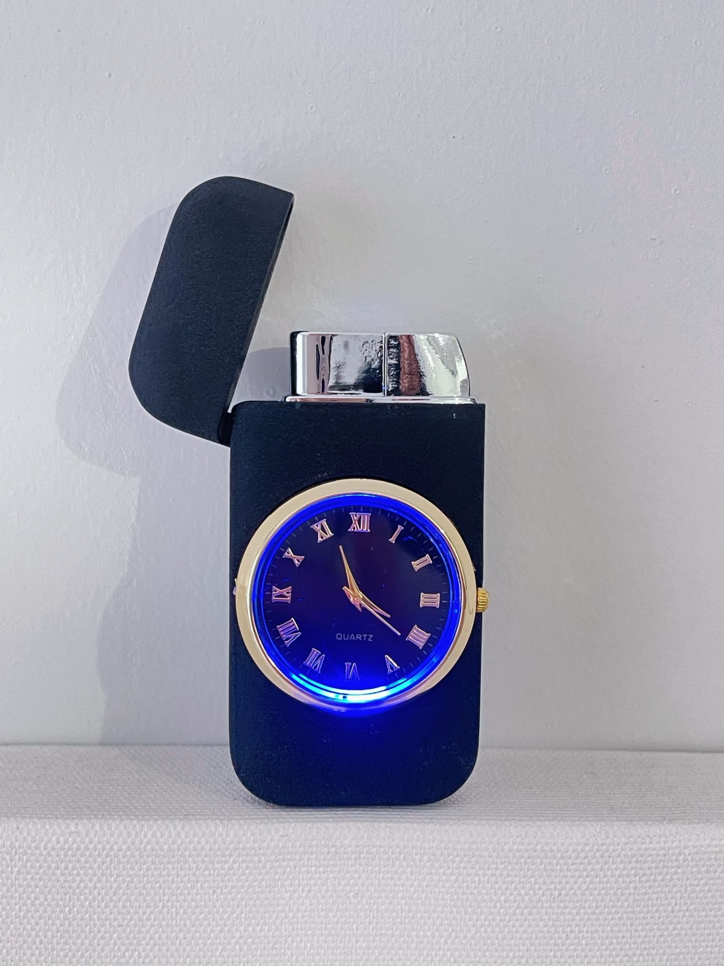 Clock Lighter with LED Light