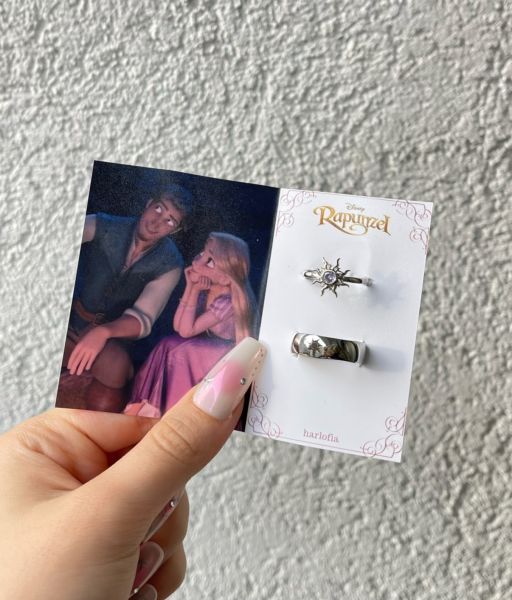 Rapunzel & Flynn Couple Rings