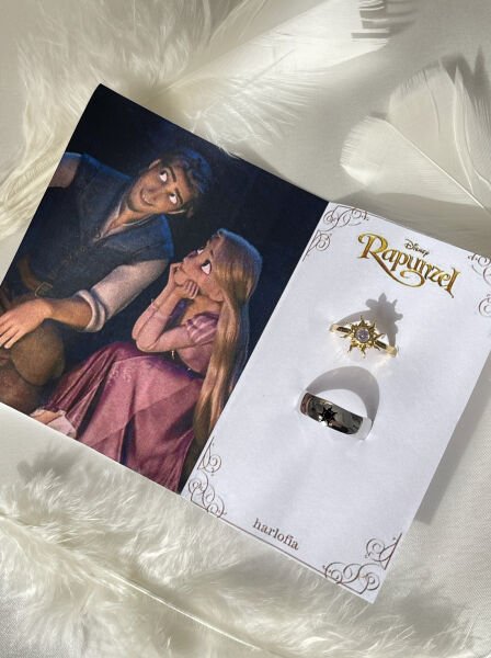 Rapunzel & Flynn Couple Rings