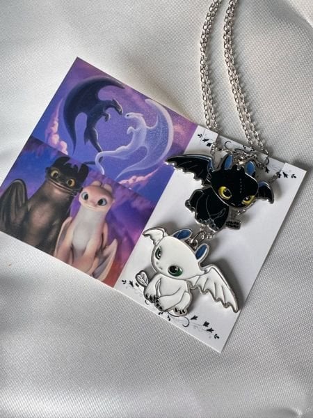 Large Size How to Train Your Dragon Necklace Set