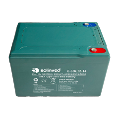 SOLINVED 12V 14AH VRLA TYPE E-BIKE BATTERY