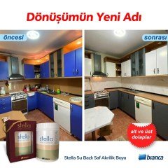 Bianca Stella Su Bazlı Saf Akrilik Boya 1 LT Sahra