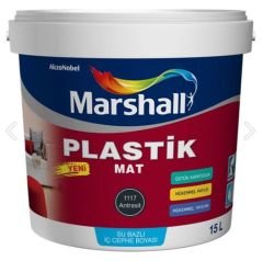 Marshall Plastik Mat Antrasit Gri 2,5 Lt