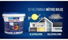 İsonem Thermal Paint İç Dış ve Çatı Isı Yalıtım Boyası 5 Lt