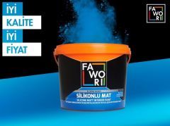 Fawori Silikonlu Mat İç Cephe Boyası 2,5 Litre İpeksi 35