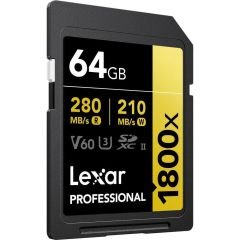 Lexar Professional 64GB 280mb/s SDXC Hafıza Kartı