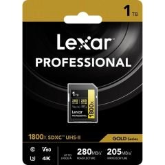 Lexar Professional 1 TB 280 MB/s Gold SD Hafıza Kartı