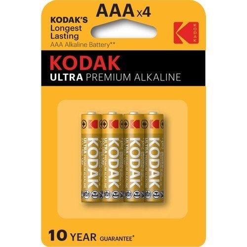 Kodak Ultra Premium ince Pil 4 Adet