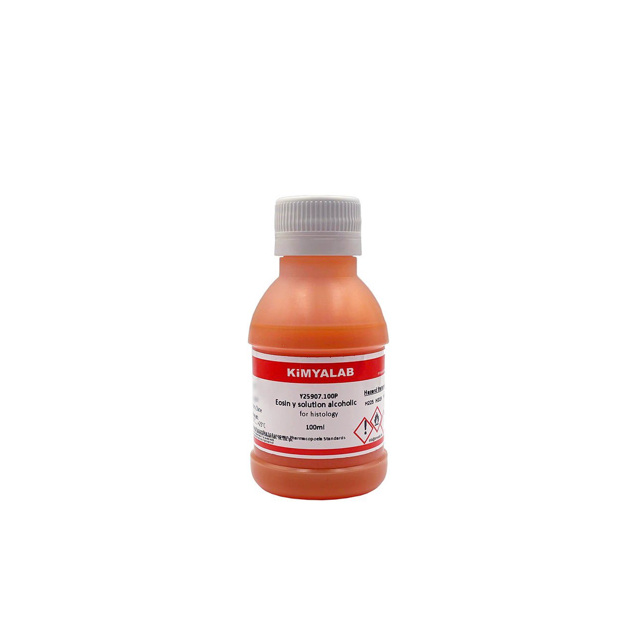 Kimyalab Eosin Y Solüsyonu % 0.5 Alkol Bazlı 100ml - Eosin Y Solution Alcoholic