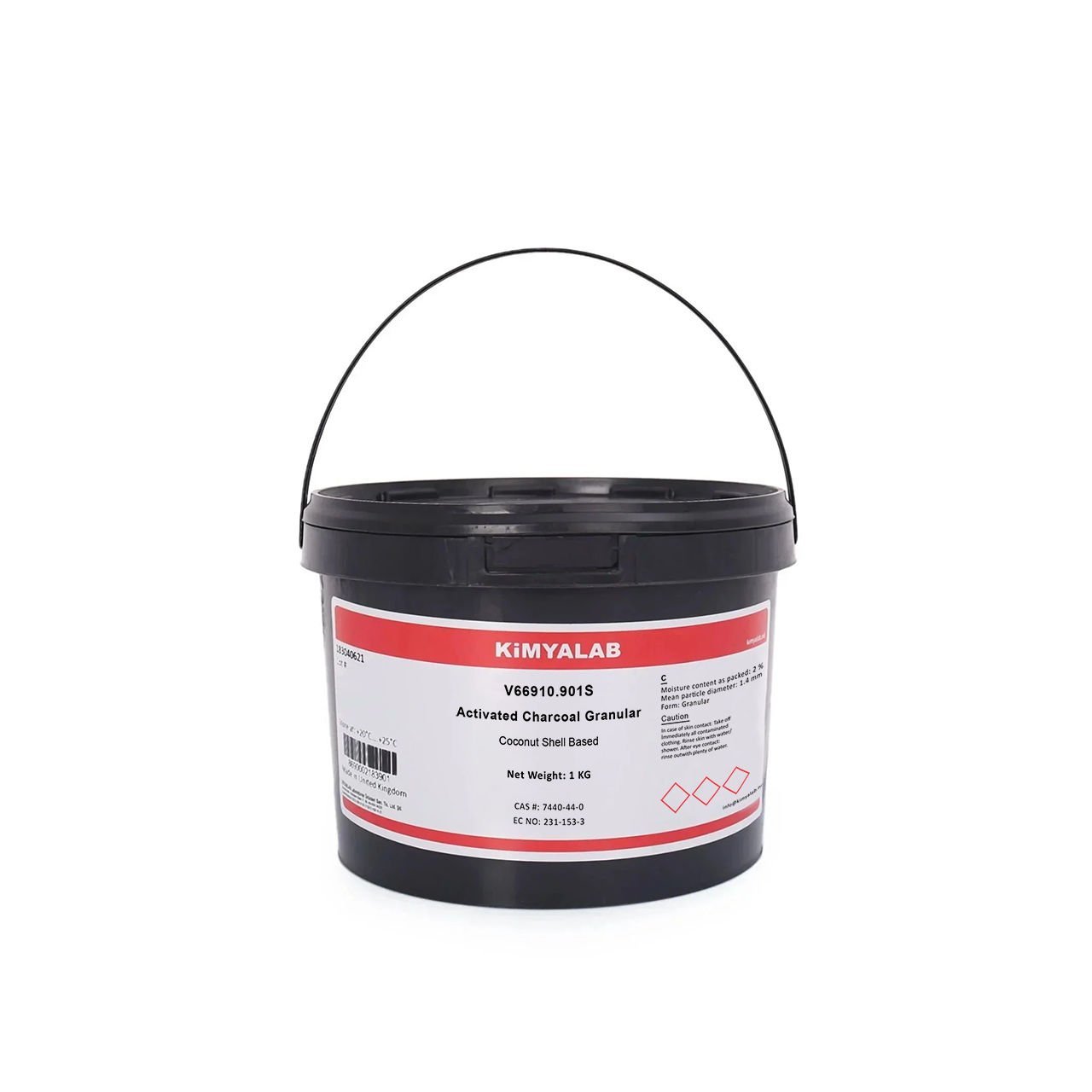 Kimyalab Aktif Karbon Granül 1 Kg - Coconut Bazlı Activated Carbon