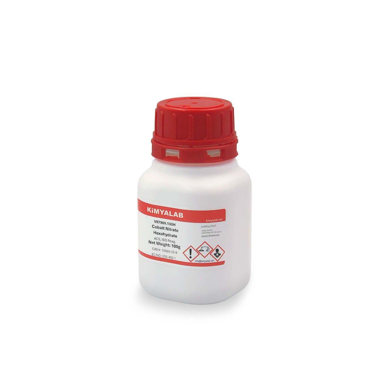 Kimyalab Kobalt Nitrat 100g - Cobalt Nitrate Hexahydrate