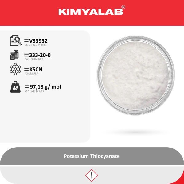 Kimyalab Potasyum Tiyosiyanat 500g - Potassium Thiocyanate