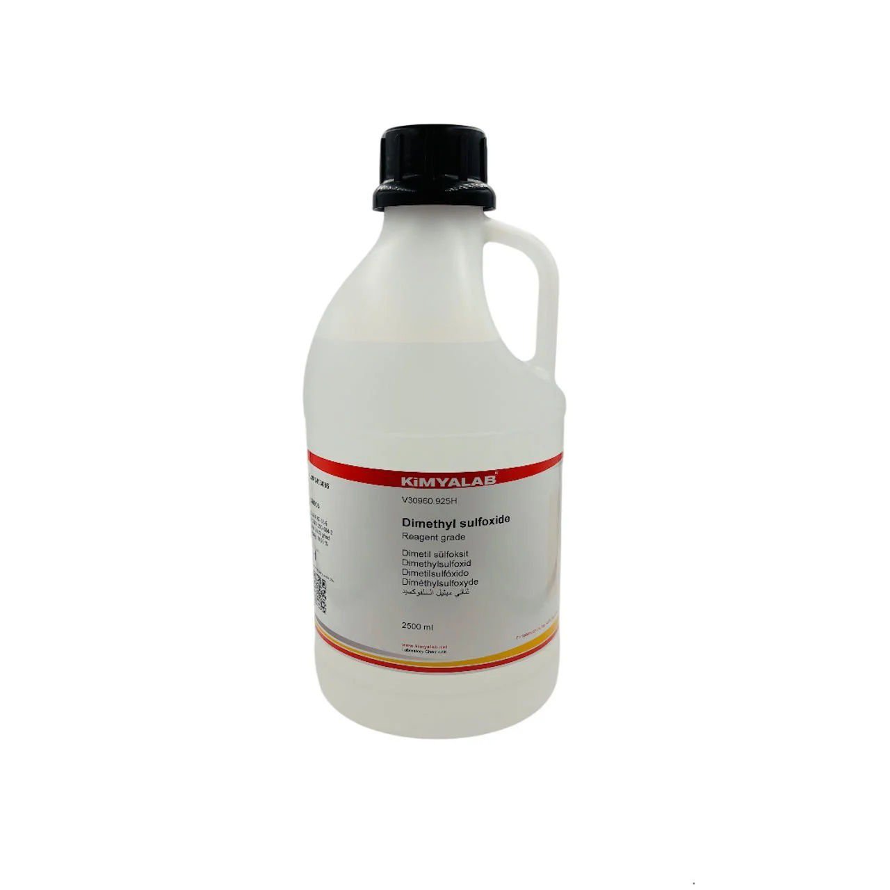 DMSO 2.5L Plastik Şişe - Dimetil Sülfoksit %99,9 - Dimethyl Sulfoxide