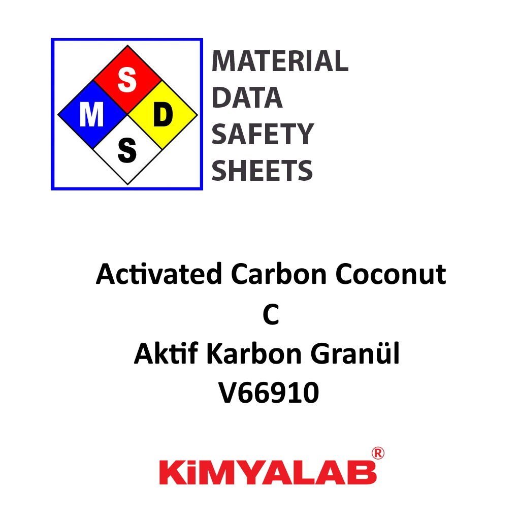 Kimyalab Aktif Karbon MSDS Belgesi - Coconut Bazlı Activated Carbon