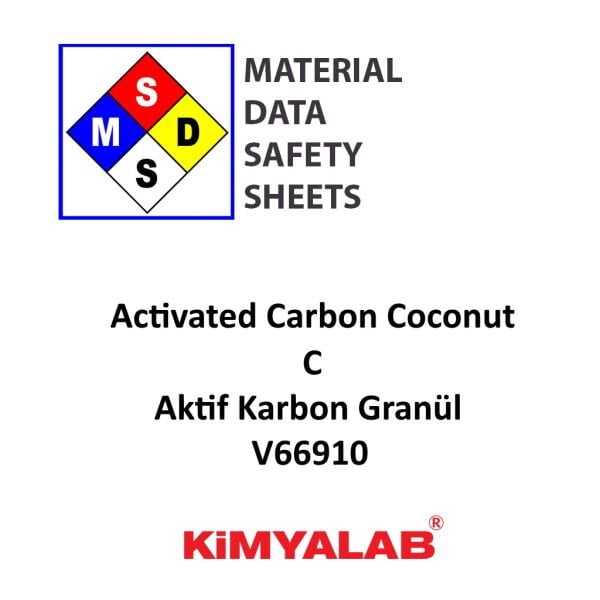 Kimyalab Aktif Karbon MSDS Belgesi - Coconut Bazlı Activated Carbon