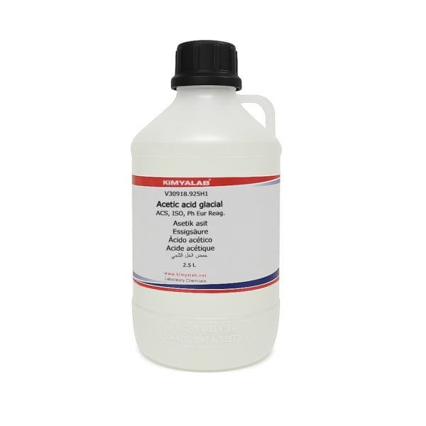 Kimyalab Glasiyel Asetik Asit - Sirke Asiti - 2,5L - Acetic Acid Glacial