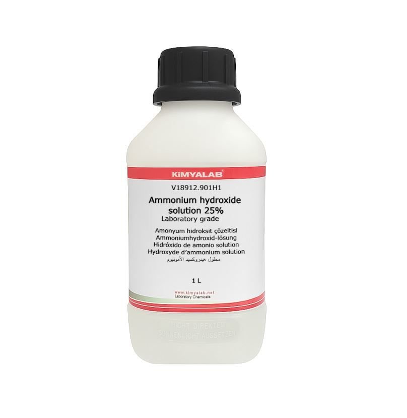 Kimyalab Amonyak 1 L - Amonyum Hidroksit - Ammonia Solution 25%