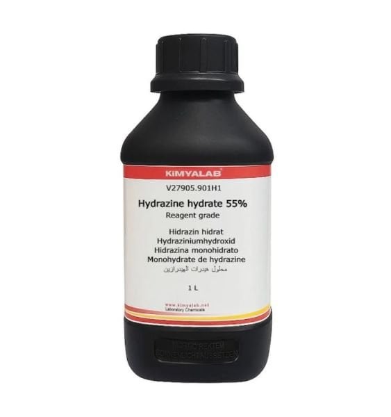 Kimyalab Hidrazin Hidrat Çözeltisi - 1L - Hydrazine Hydrate 55%
