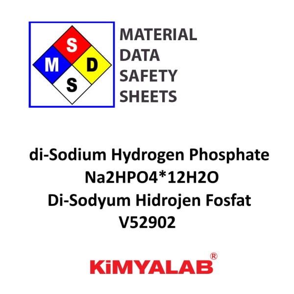 Kimyalab Di Sodyum Hidrojen Fosfat MSDS Belgesi - Phosphate Dodecahydrate