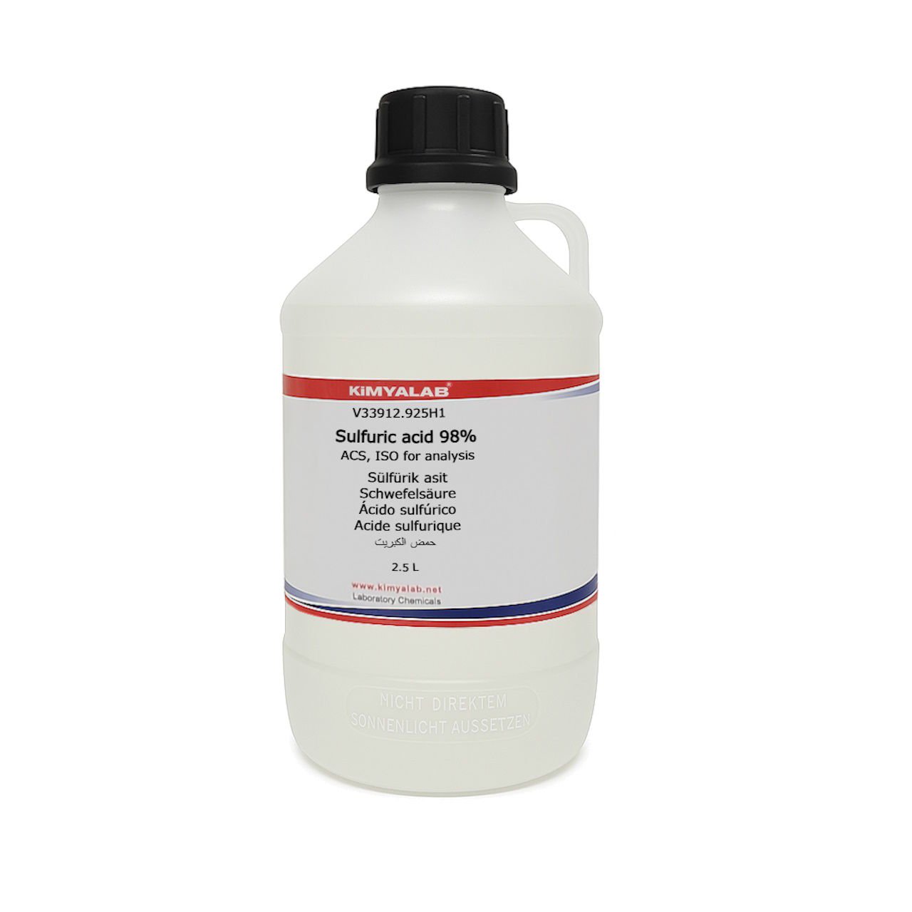 Kimyalab Sülfürik Asit %98 2.5L - Sulfuric Acid H2SO4